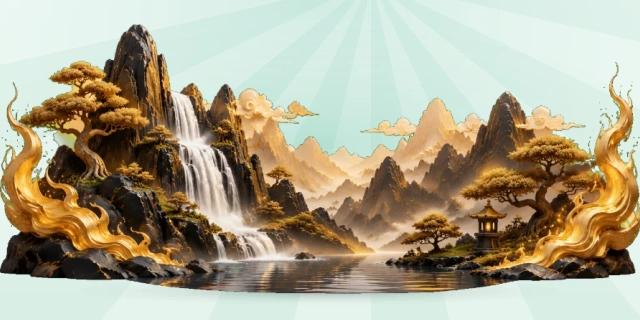 江山美景画